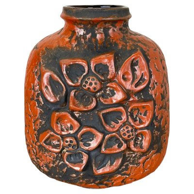 Fat Lava Ceramic Pottery Vase by Heinz Siery for Carstens Tönnieshof, Germany, 1970s-QZ-1298044