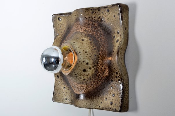 Fat Lava Ceramic Sconce from Hustadt Leuchten, 1970s-IV-743724