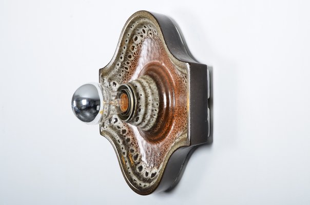 Fat Lava Ceramic Sconce from Hustadt Leuchten, 1970s-IV-851658