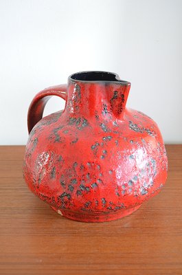 Fat Lava Ceramic Vase from Gräflich Ortenburg, 1960s-OV-1193937