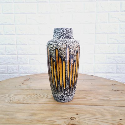 Fat Lava Ceramic Vase from Scheurich, Germany, 1970s-FRB-1768500