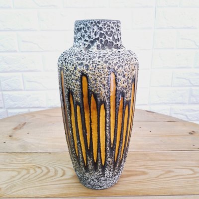 Fat Lava Ceramic Vase from Scheurich, Germany, 1970s-FRB-1768500