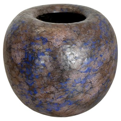 Fat Lava Multi-Color Pottery 802-2 Ball Vase attributed to Ruscha, 1970s-QZ-1735705