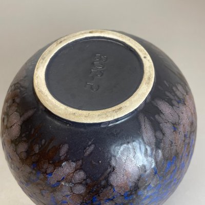 Fat Lava Multi-Color Pottery 802-2 Ball Vase attributed to Ruscha, 1970s-QZ-1735705