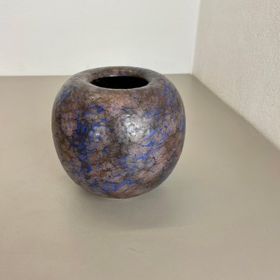 Fat Lava Multi-Color Pottery 802-2 Ball Vase attributed to Ruscha, 1970s-QZ-1735705