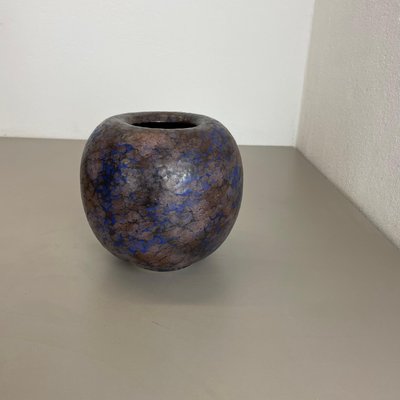 Fat Lava Multi-Color Pottery 802-2 Ball Vase attributed to Ruscha, 1970s-QZ-1735705