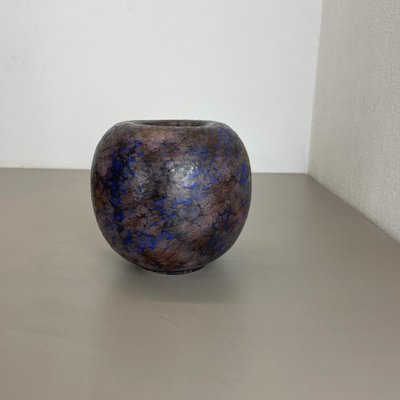 Fat Lava Multi-Color Pottery 802-2 Ball Vase attributed to Ruscha, 1970s-QZ-1735705