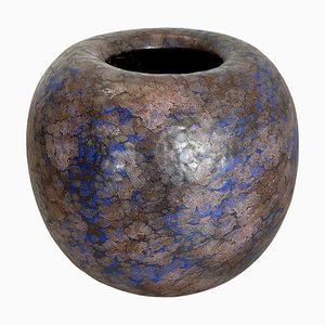 Fat Lava Multi-Color Pottery 802-2 Ball Vase attributed to Ruscha, 1970s-QZ-1735705