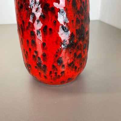 Fat Lava Multi-Color Vase from Scheurich, Germany, 1970s-QZ-1437212