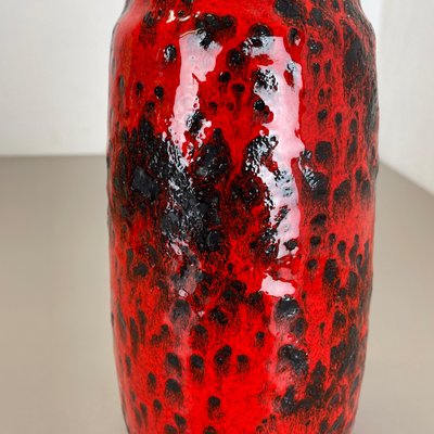 Fat Lava Multi-Color Vase from Scheurich, Germany, 1970s-QZ-1437212