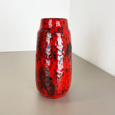 Fat Lava Multi-Color Vase from Scheurich, Germany, 1970s-QZ-1437212