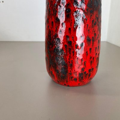 Fat Lava Multi-Color Vase from Scheurich, Germany, 1970s-QZ-1437212