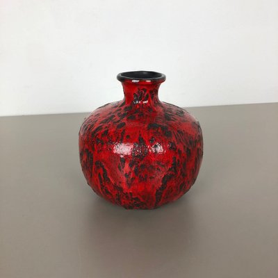 Fat Lava Pottery Vase by Gräflich Ortenburg, Germany, 1960s-QZ-1052945