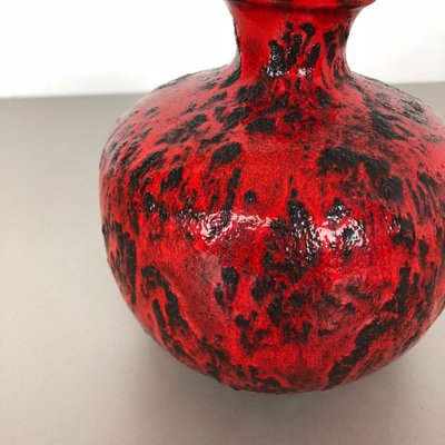 Fat Lava Pottery Vase by Gräflich Ortenburg, Germany, 1960s-QZ-1052945