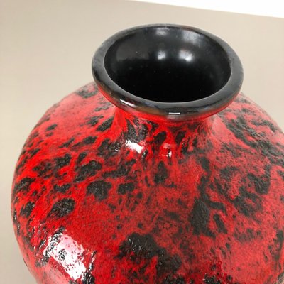 Fat Lava Pottery Vase by Gräflich Ortenburg, Germany, 1960s-QZ-1052945