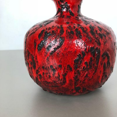 Fat Lava Pottery Vase by Gräflich Ortenburg, Germany, 1960s-QZ-1052945