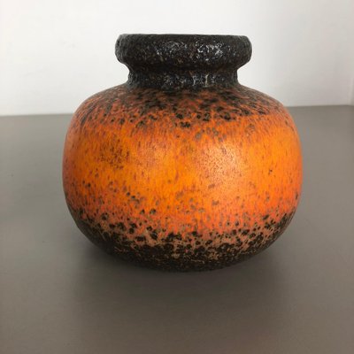 Fat Lava Pottery Vases from Scheurich, Germany, 1970s, Set of 2-QZ-1153029