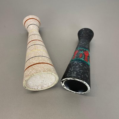 Fat Lava Pottery Vases from Scheurich, Germany, 1970s, Set of 2-QZ-1308837