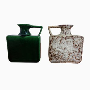 Fat Lava Turin Ceramic Vases from Jopeko, Set of 2, 1970s-RDW-1056288