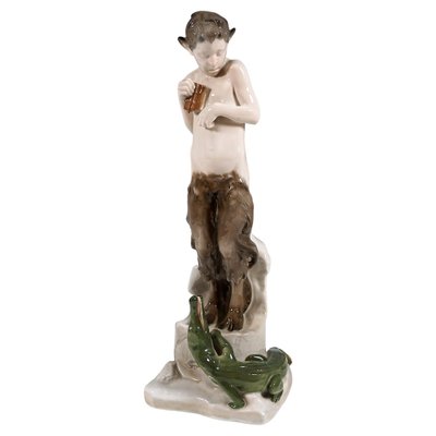 Faun with Crocodile Figurine in Porcelain from Rosenthal, Germany, 1924-EMT-1704065