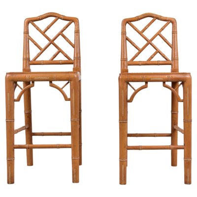 Faux Bamboo Children Chairs, 1960s, Set of 2-IRH-1451983