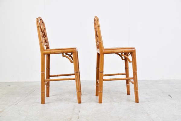 Faux Bamboo Children Chairs, 1960s, Set of 2-IRH-1451983