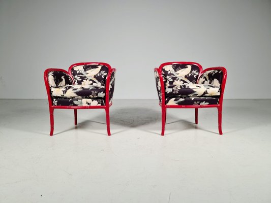 Faux Bamboo Club Chairs, France, 1960s, Set of 2-UJI-1259902