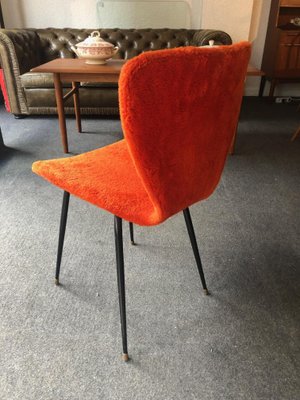 Faux Fur Side Chairs, 1950s, Set of 2-AVC-1137283