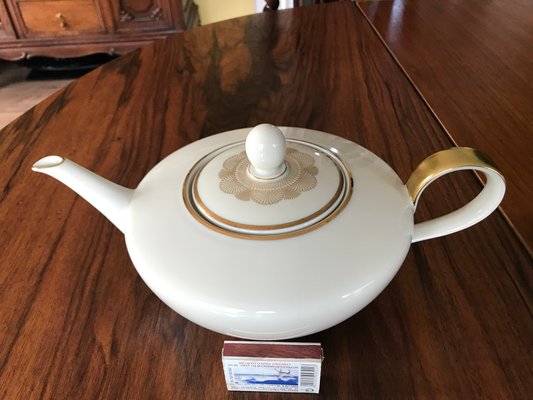 Favorit Tea Kettle from Hutschenreuther, Bavaria, Germany, 1940s-WQQ-1325150