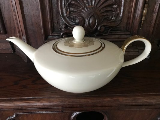 Favorit Tea Kettle from Hutschenreuther, Bavaria, Germany, 1940s-WQQ-1325150