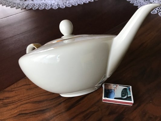 Favorit Tea Kettle from Hutschenreuther, Bavaria, Germany, 1940s-WQQ-1325150