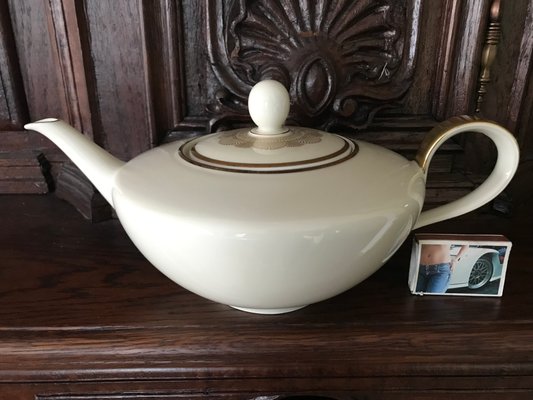 Favorit Tea Kettle from Hutschenreuther, Bavaria, Germany, 1940s-WQQ-1325150