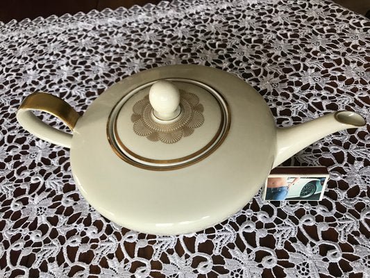 Favorit Tea Kettle from Hutschenreuther, Bavaria, Germany, 1940s-WQQ-1325150