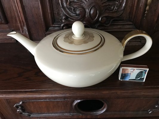 Favorit Tea Kettle from Hutschenreuther, Bavaria, Germany, 1940s-WQQ-1325150