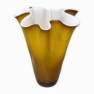 Fazzoletto Vase in Murano Glass by Ca Dei Vetrai, Italy, 1960s-QGR-1812600