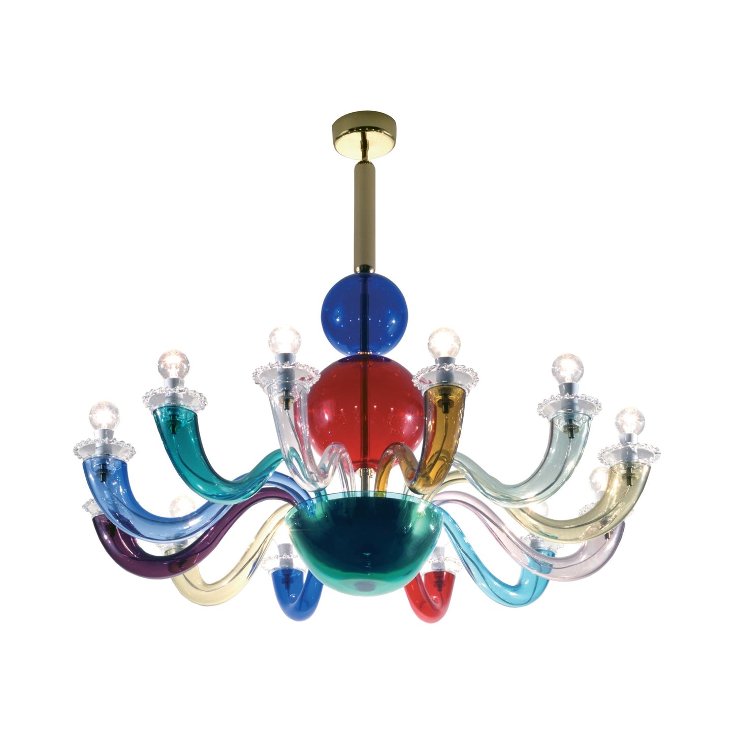 GIO PONTI 99.80 - Handmade blown glass chandelier