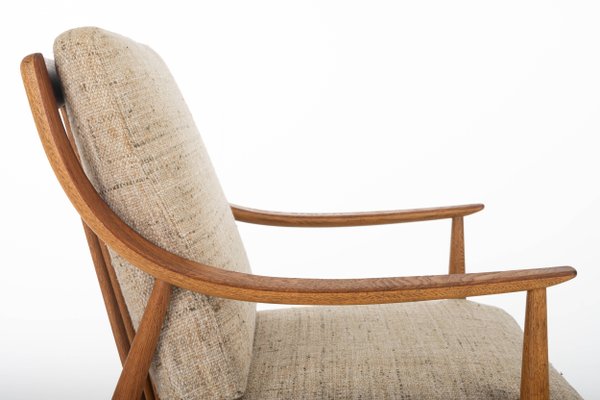 Fd144 Easy Chairs in Oak and Teak by Peter Hvidt & Orla Mølgaard-Nielsen for France & Søn / France & Daverkosen, 1950s, Set of 2-RNH-1784140