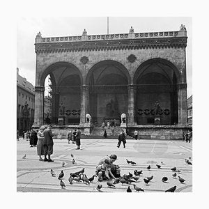 Feldherrhalle Hall at Odeonsplatz Square at Munich, Germany, 1937-DYV-988723