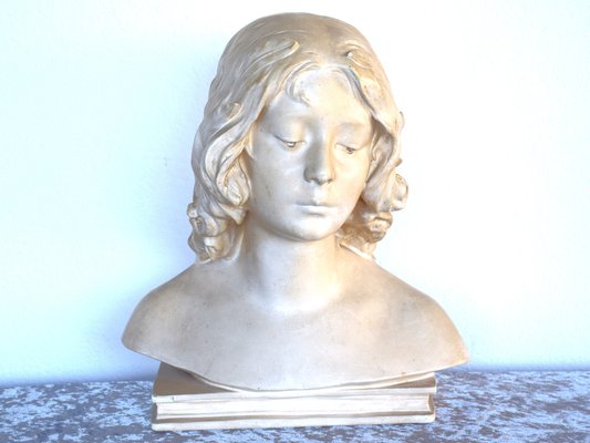 Female Bust by Julien Caussé, 1890s-BTG-1709072