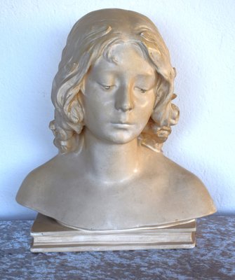 Female Bust by Julien Caussé, 1890s-BTG-1709072