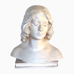 Female Bust by Julien Caussé, 1890s-BTG-1709072