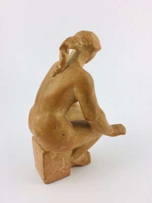 Female Nude Figure in Terracotta from Árpád Somogyi, 1970s-UWE-1399087