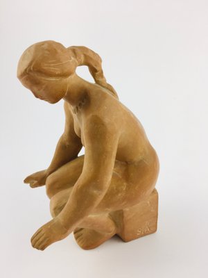 Female Nude Figure in Terracotta from Árpád Somogyi, 1970s-UWE-1399087