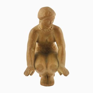 Female Nude Figure in Terracotta from Árpád Somogyi, 1970s-UWE-1399087