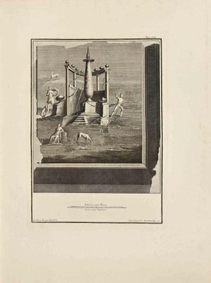 Ferdinando Campana, Roman Temple on the Wind, Etching, 18th Century-ZCI-1788514