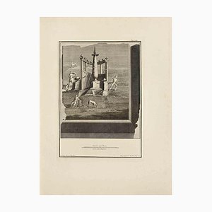 Ferdinando Campana, Roman Temple on the Wind, Etching, 18th Century-ZCI-1788514