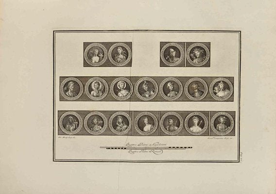 Ferdinando Campana, Status Hierarchy Roman Empire, Etching, 18th Century-ZCI-2029268