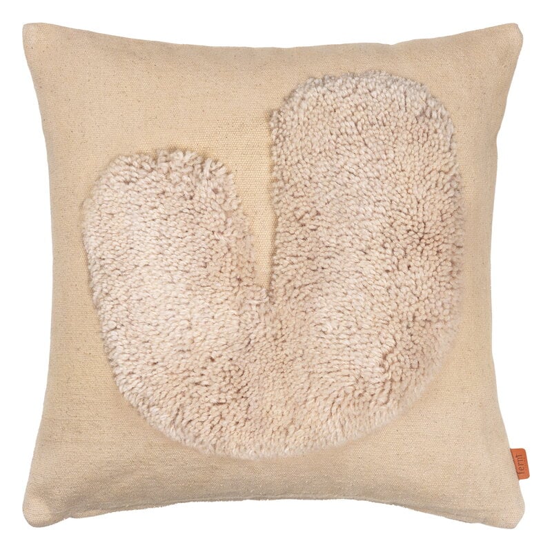 Lay cushion by ferm LIVING #50 x 50 cm, sand - off-white #