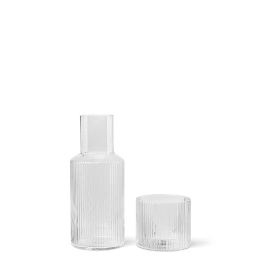 Ripple Carafe Small Set by Ferm Living #Clear