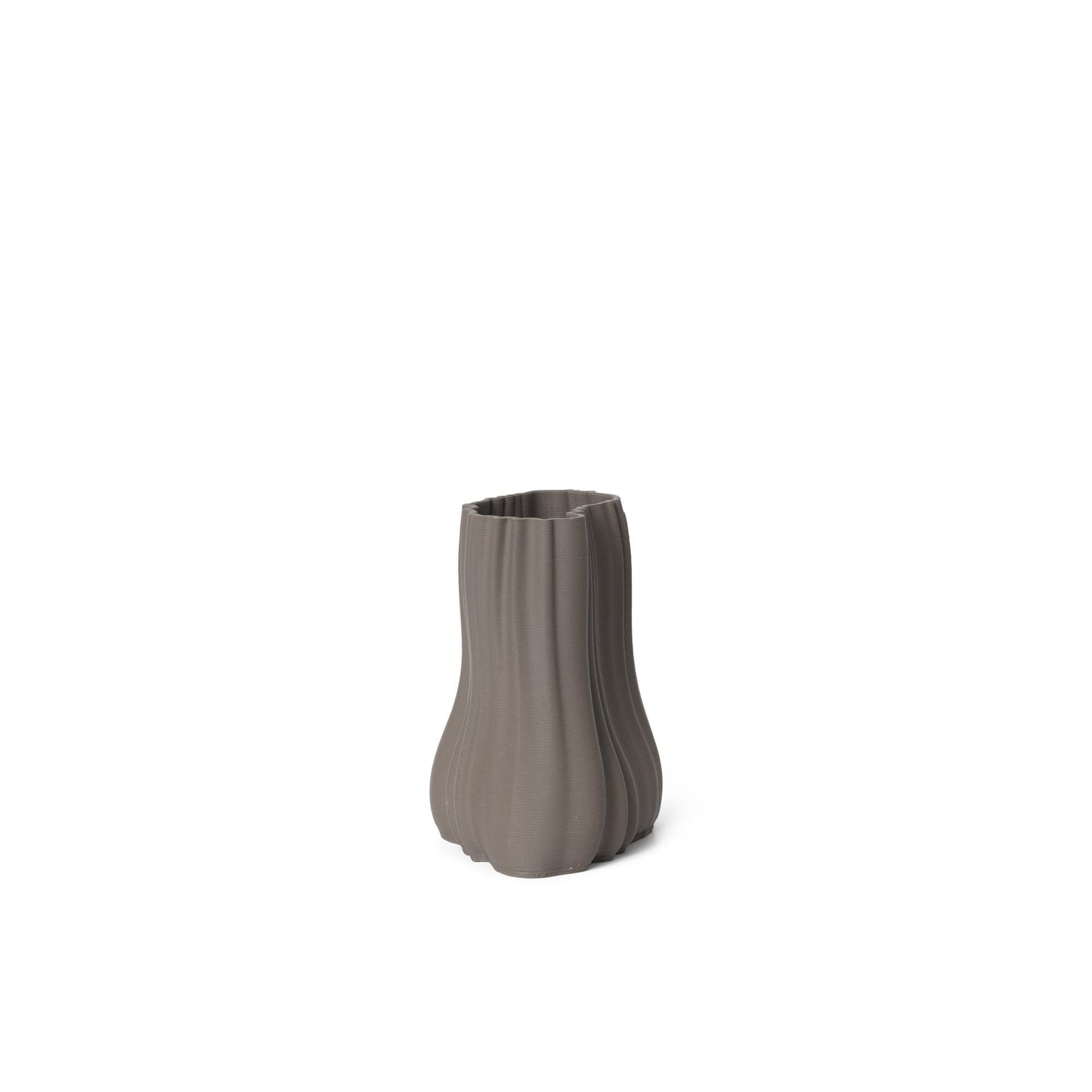 Moire Vase by Ferm Living #Anthracite